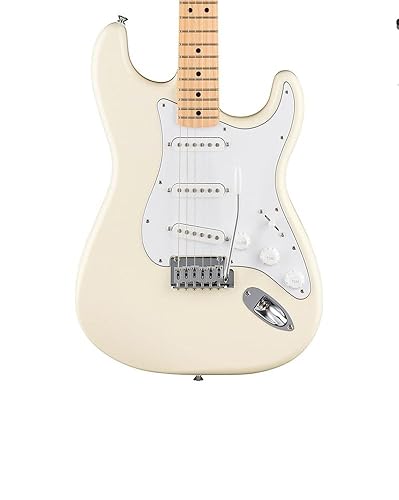 Amazon.com: Fender Standard Stratocaster - Olympic White Bundle